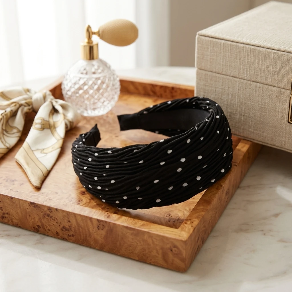 Women's Wide Hair Band Polka D - đánh giá và giá Elegant Decor & Lighting Llc