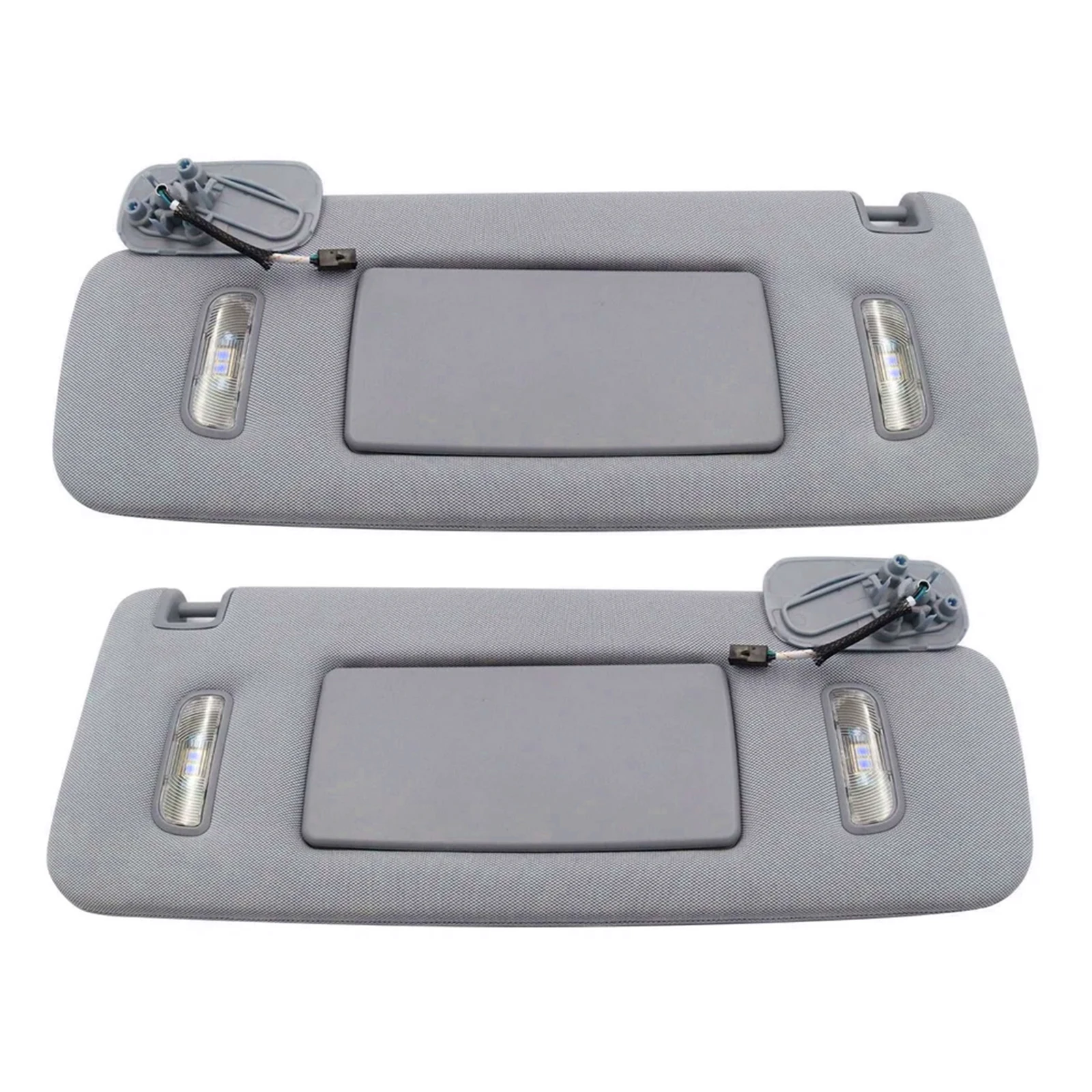 2PCS Gray Sun Visor Left & Right 22870346 23459643 for Nissan Altima 2013 2014 2015 2016 2017 2018