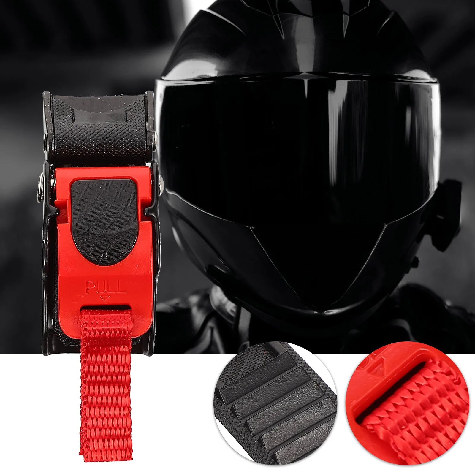 

iplusmile 2pcs Motorcycle Quick Release Buckle Kit Replacement for Bike Chin Strap D Clip Fastener