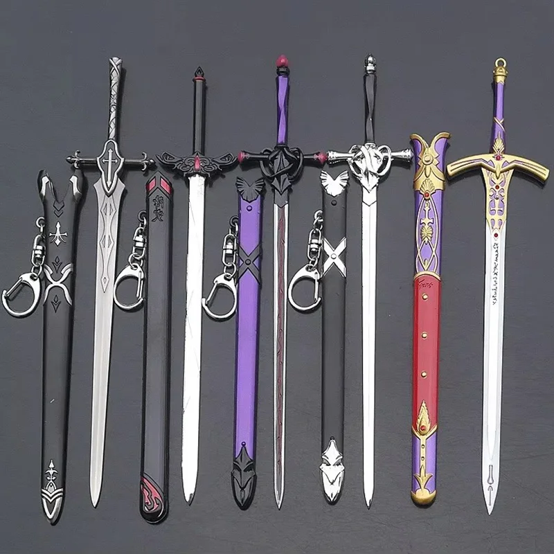 Épée Balmung de 22cm, jeu de destin Siegfried, périphériques d'anime Fate/Apocrypha La Pucelle, arme en métal, jouet artisanal pour garçon, ornement de maison