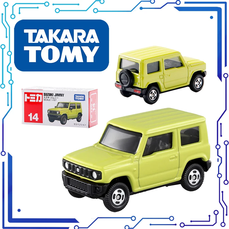 10CM TOMY 64/1 Suzuki Jimny SUV Alloy Car TOMICA Toy Vehicle Diecast Metal Model Children Present Decoration Original Kid Ins