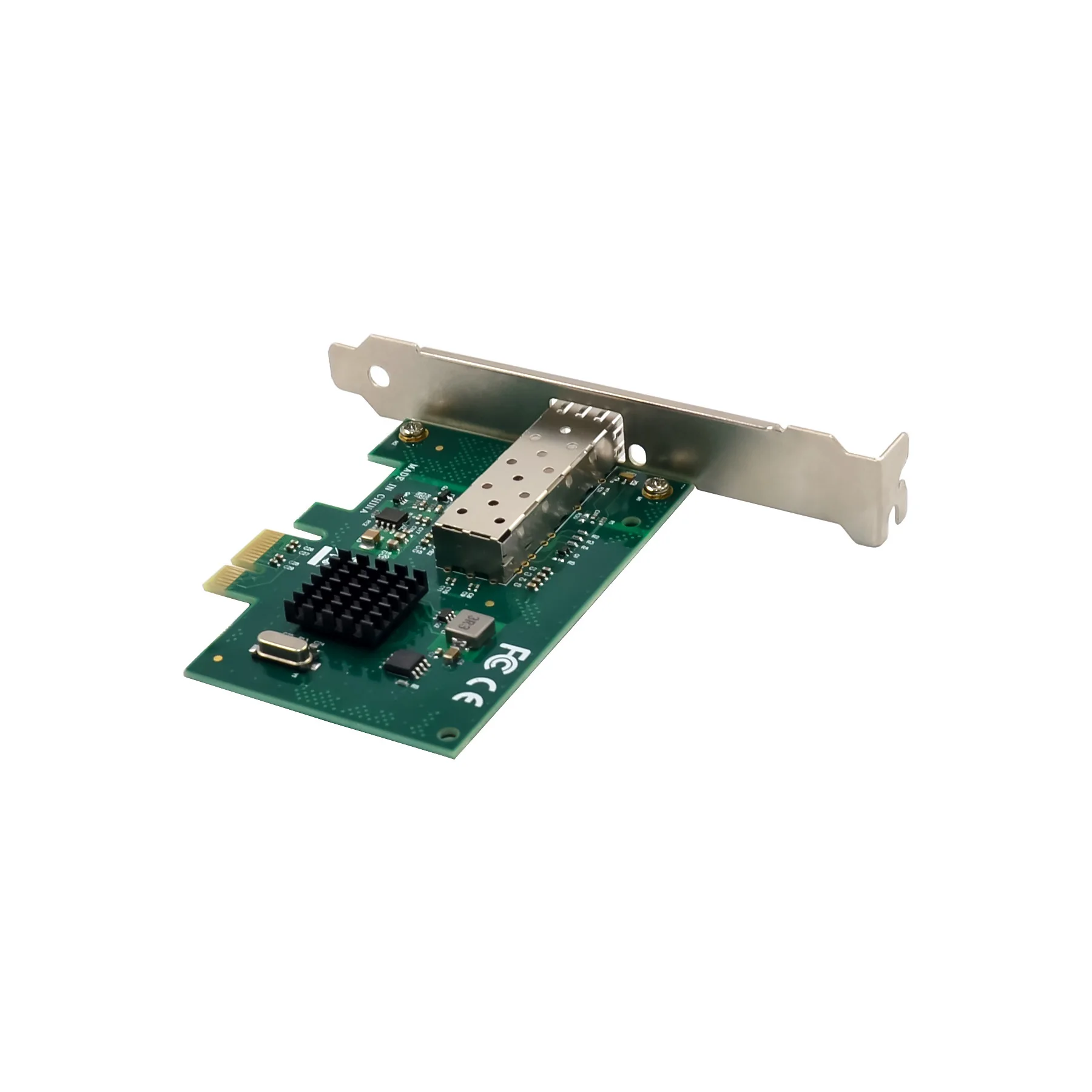 Factory price wholesale SFP PCIe Single Port Server Gigabit Fiber Network Card Computer Desktop BCM5720