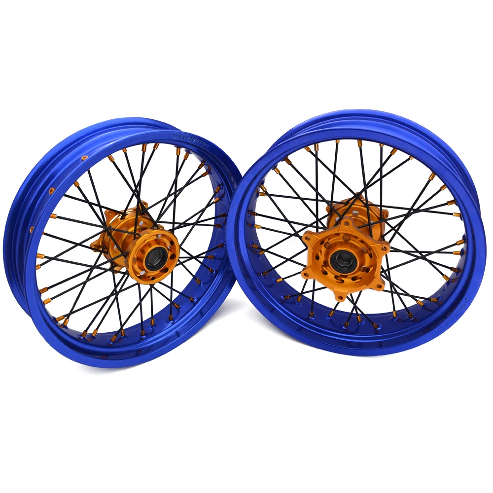 

High Quality Motard Wheels 17 Racing Supermoto Wheels for KTM Sxf250 350