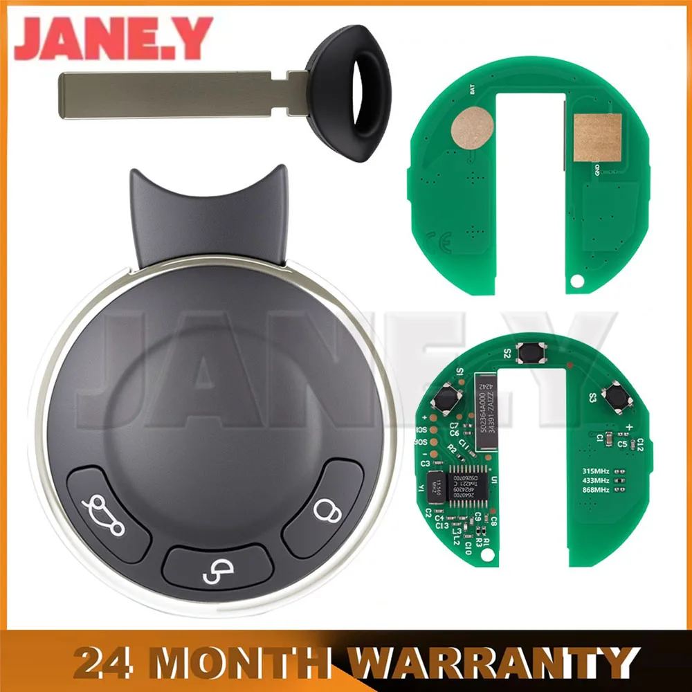 

Non-Keyless Car Key Fob For BMW For Mini Cooper Cas3 System ID46 PCF7953 315Mhz 434Mhz 868Mhz 315LP Remote Key KR55WK49333