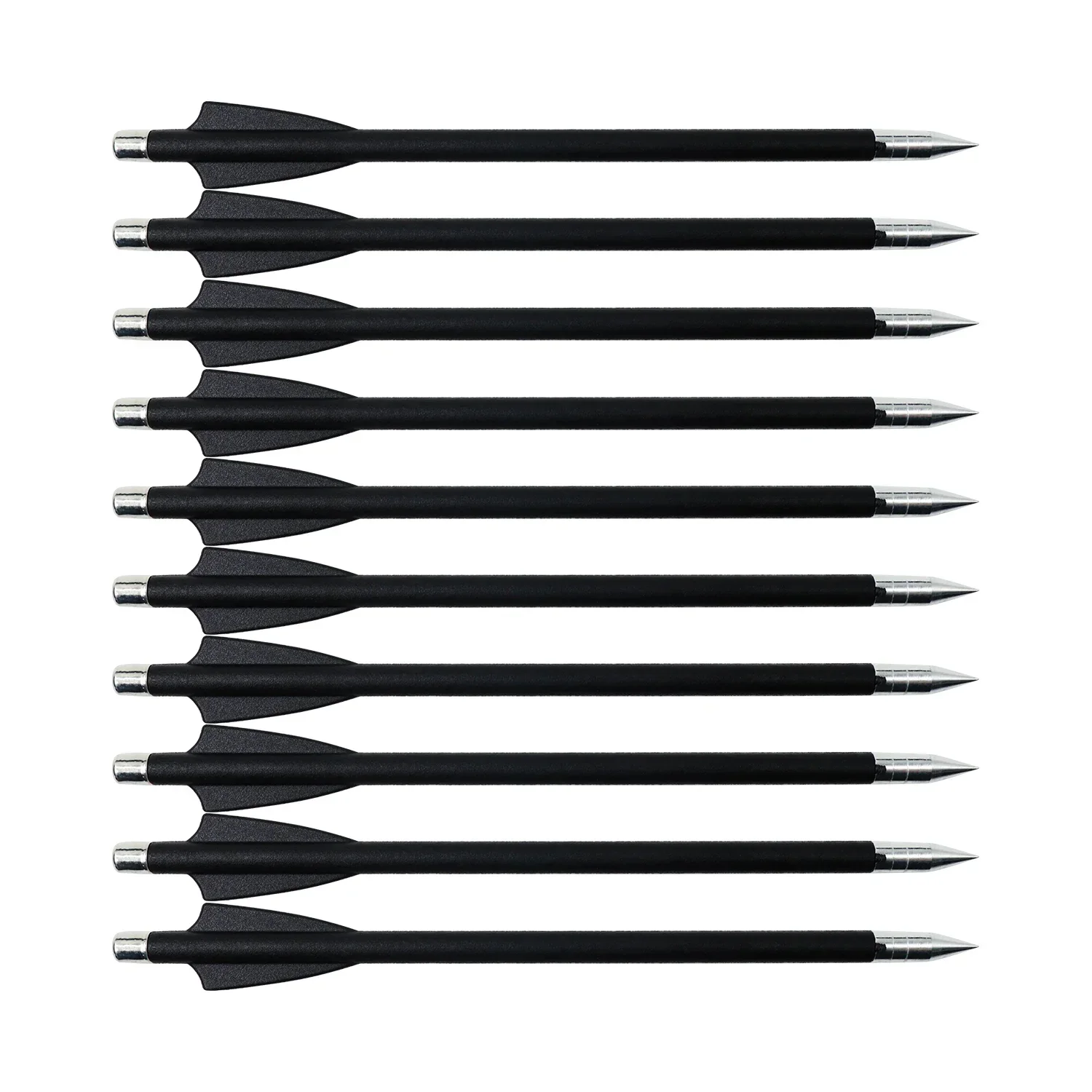 10/20PCS 6MM Shield Feather Short Arrow Shooting Hunting Special Accessories Dart Supplies Slingshot Bow and Arrow Accessories