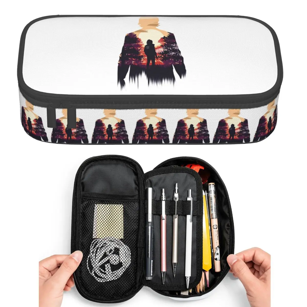 

Alan Wake 2 Pencil Cases for Students Pen Box Pencil Bag Large Capacity Pencil Pouch Pen Holder