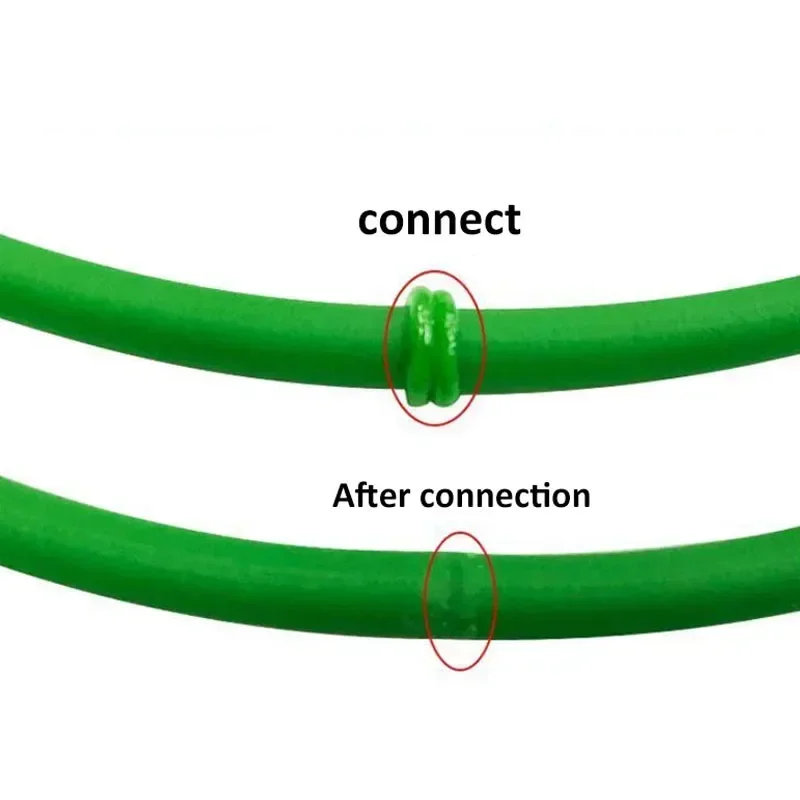 Green Round Rough PU Polyurethane Conveyor Belts Meltable Cord Diameter 1.5mm-12mm