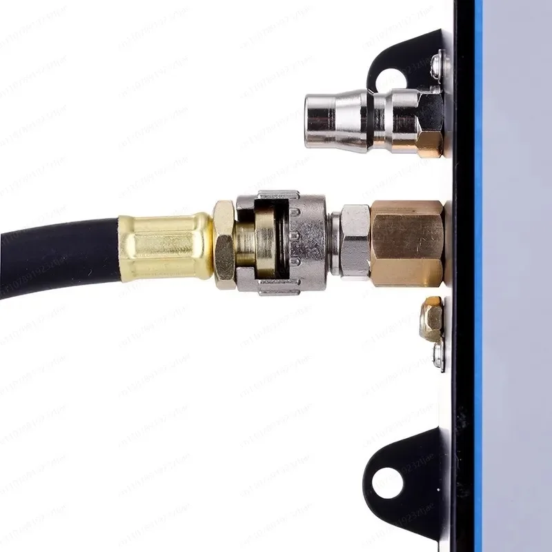 Fully Automatic Wall-Mounted Car Tire Inflator, LCD Display with Auto Stop & Deflation Function