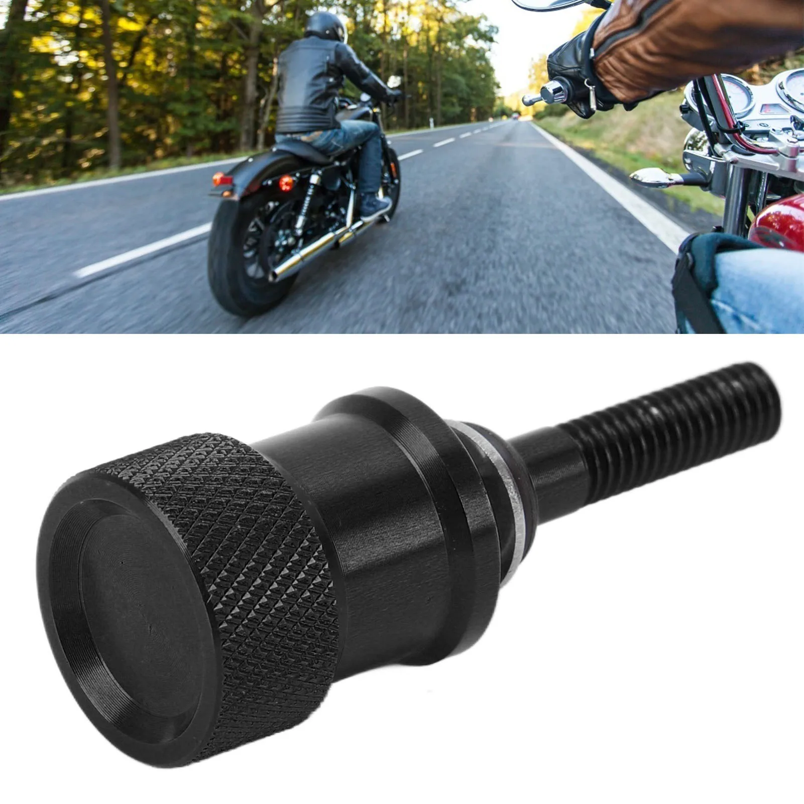 

Болт заднего сиденья мотоцикла, безопасный высокопрочный быстроразъемный винт сиденья из алюминиевого сплава для R Nine T, черный