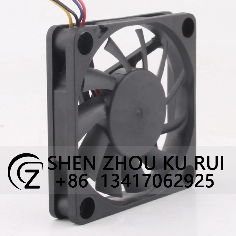 Behuizing Ventilator Voor Everglow R127010bu 70*70*10Mm 12V 0.45a 7010 4-draads Pwm Ultra-Dunne Stille Koelventilator