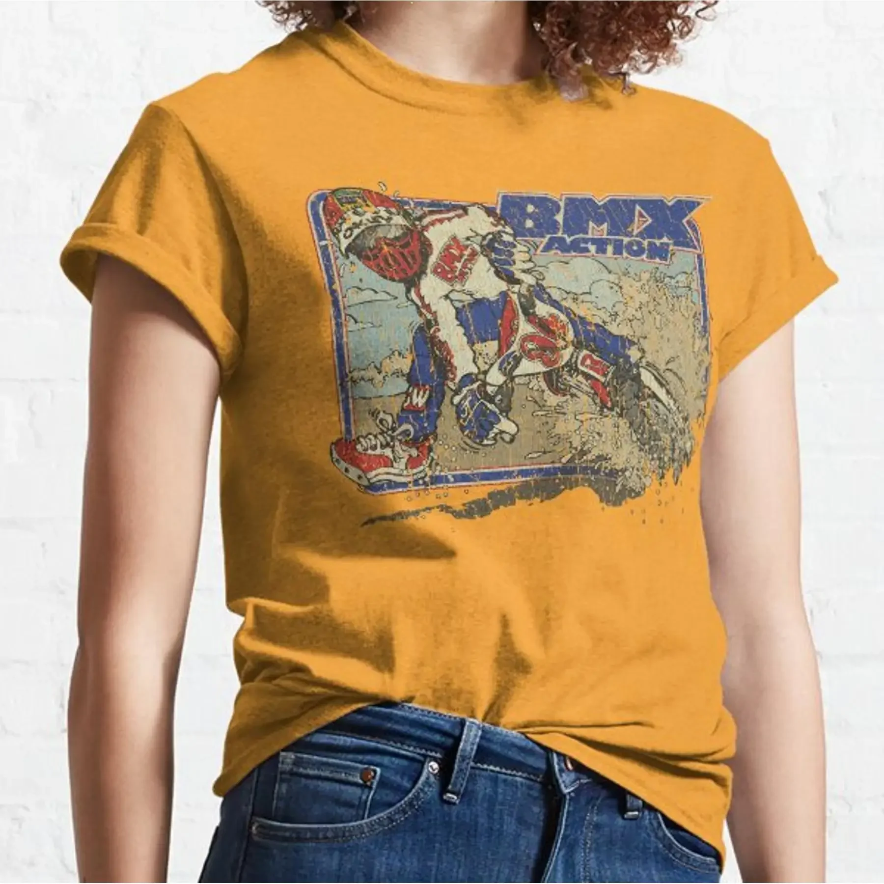 

BMX Action Test Pilot 1982 Classic T Shirt