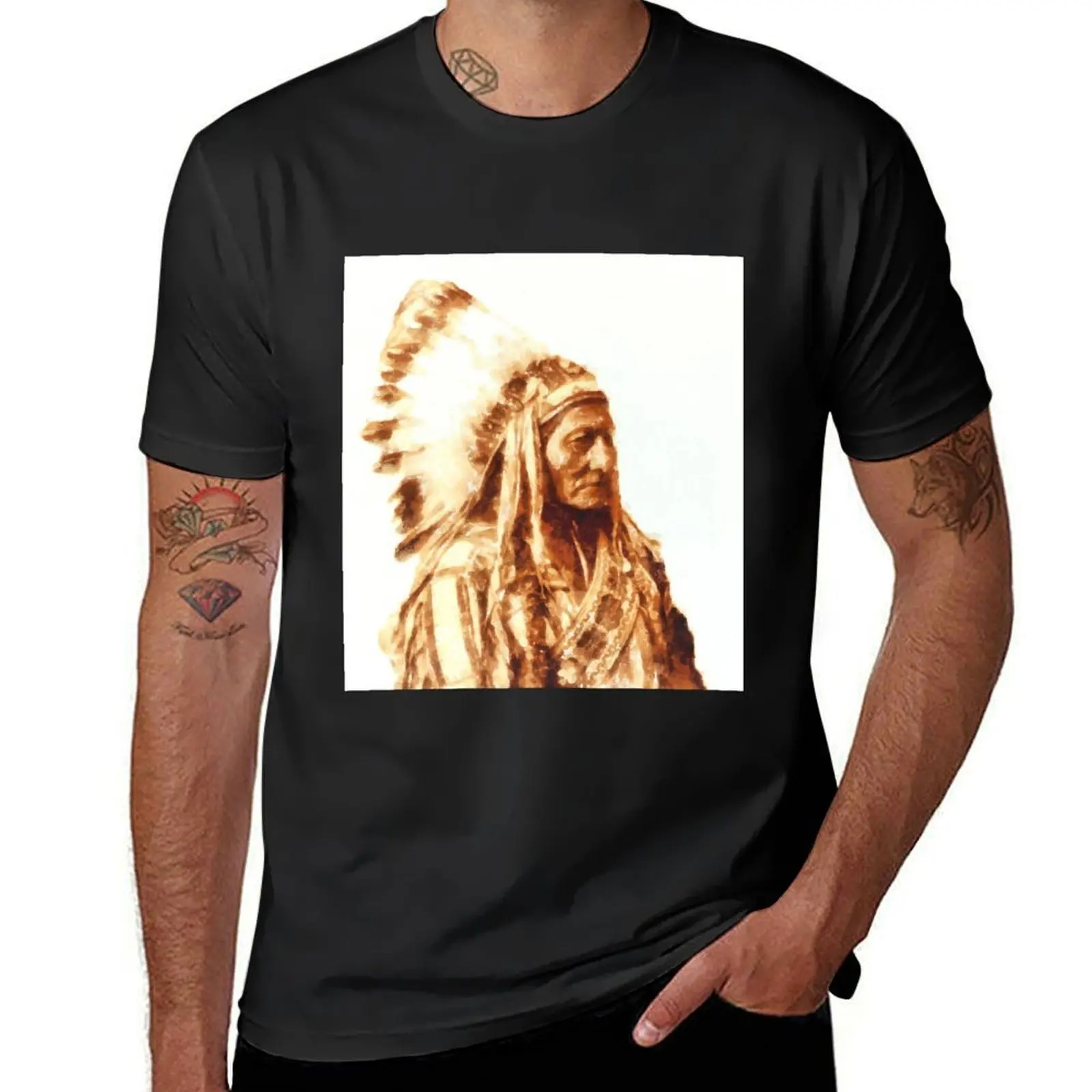 

Big Chief T-Shirt boys whites customs design your own vintage Men's clothing