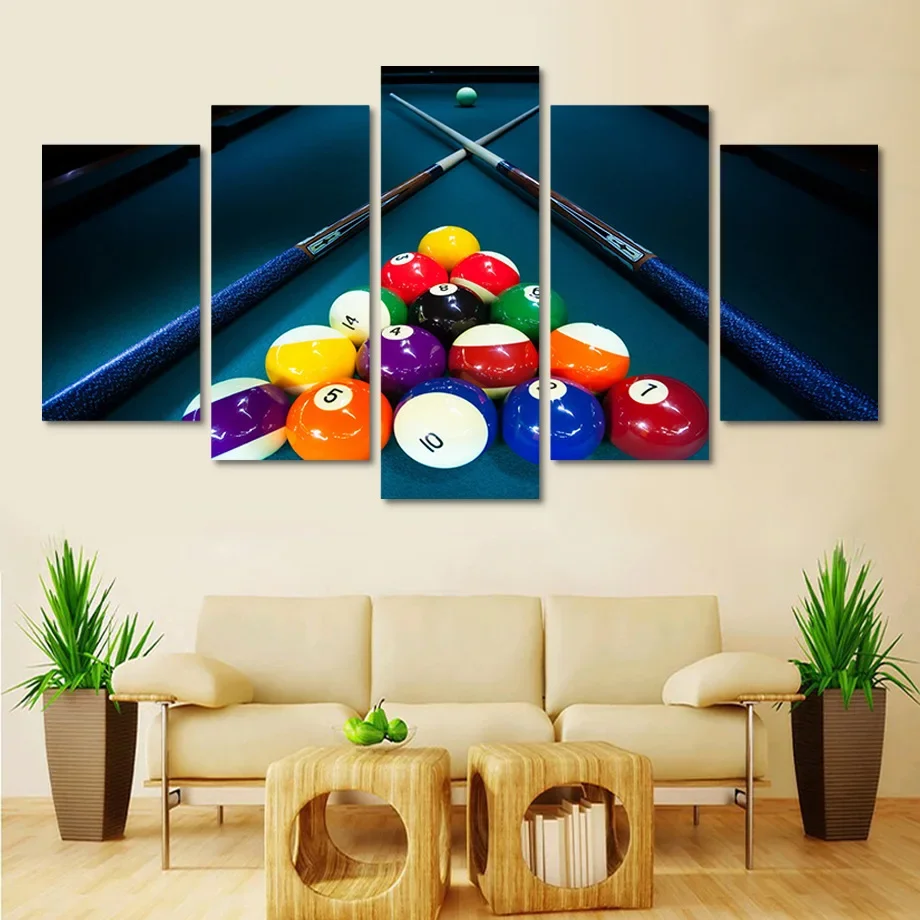 

Painting Core Modern Decoration Painting Wall Art Living Room Home Decoration Sports Billiards Mural Painting