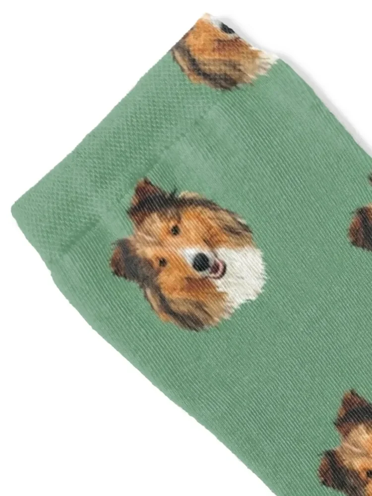 Sheltie Dog Socks Lots floral fashionable Socks Women's Men's