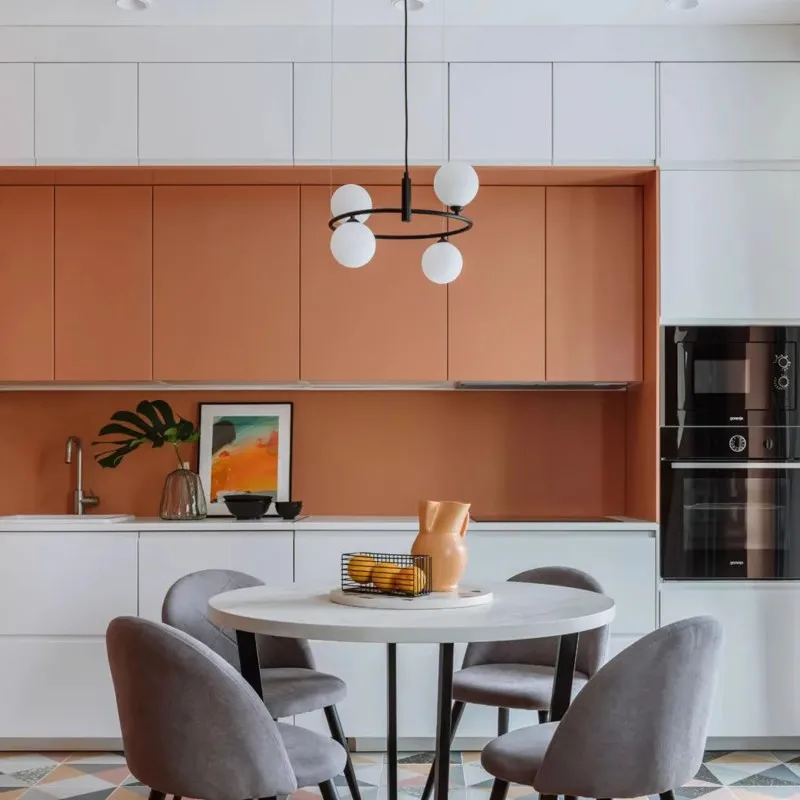 Modern Minimalist White Glass LED Chandelier Bedroom Hotel Exhibition Hall Living Room Circular Pendant Lamp Home Decor Lighting