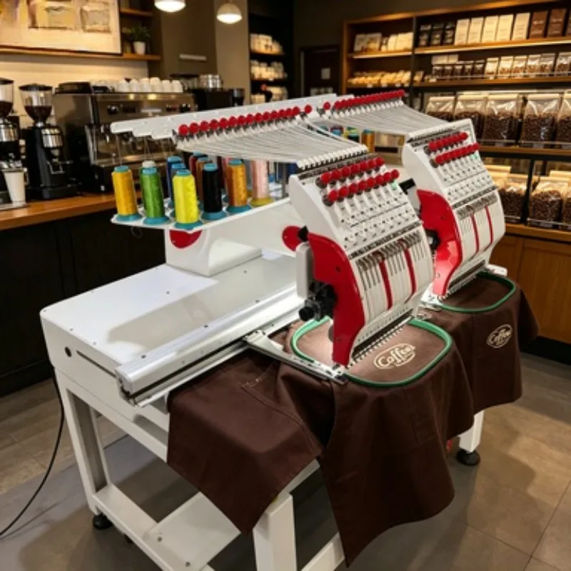 Economical Home Embroidery Device Single Head 5 Needles Digital Embroidery Machine 5x7 Hoop USB Input
