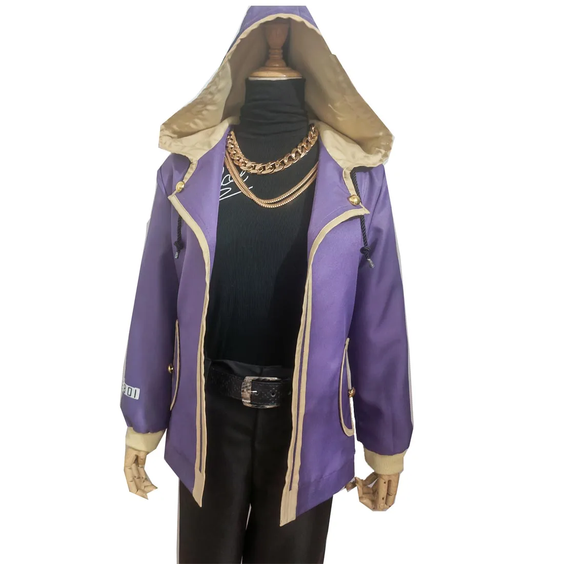 2023 Shoto Shxtou Cosplay Anime VTuber Cosplay Costume Men Fancy Party Suit Purple Jacket Halloween Carnival Uniform