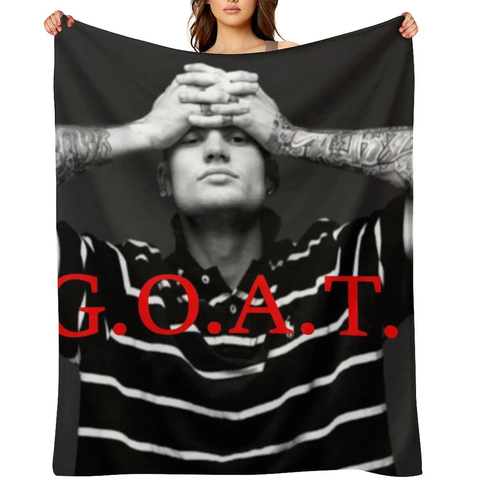 

Kerser Rapper Goat Eshay Throw Blanket Heavy Softest decorative Warm Blankets