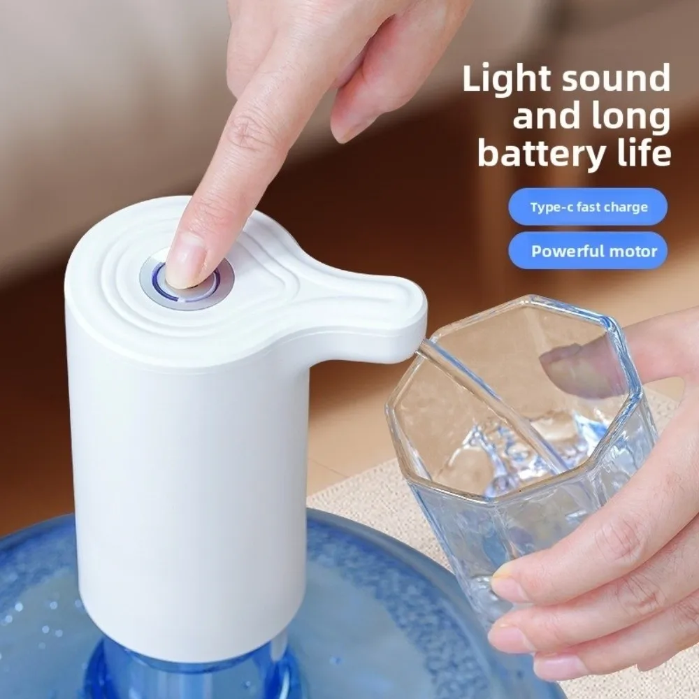 

New Smart Electric Water Pump USB Charging Portable Water Bottle Pump Plastic Automatic Water Dispenser​​ Office Desk