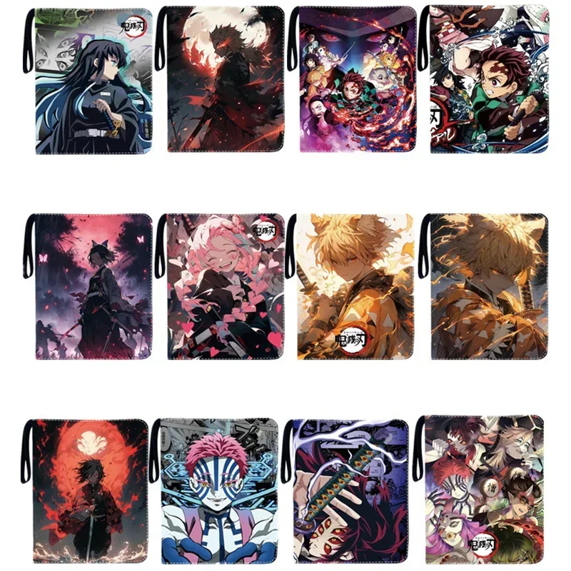 New 400 PCS 900 PCS Cards Album Book Anime Demon Slayer Collection Card Zipper Game Cards Binder Holder Gifts for Kids