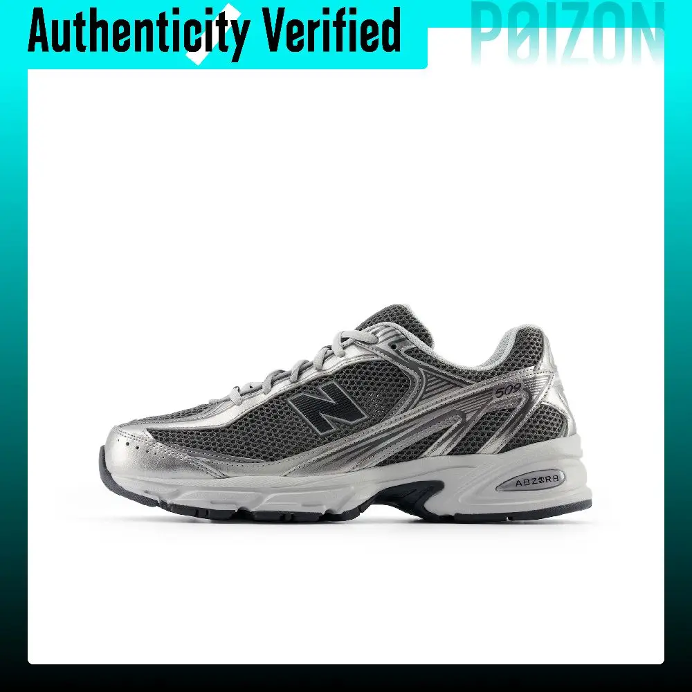 New Balance NB 509 Breathable Casual Shoes Unisex Dark Gray/Silver U5095IJ