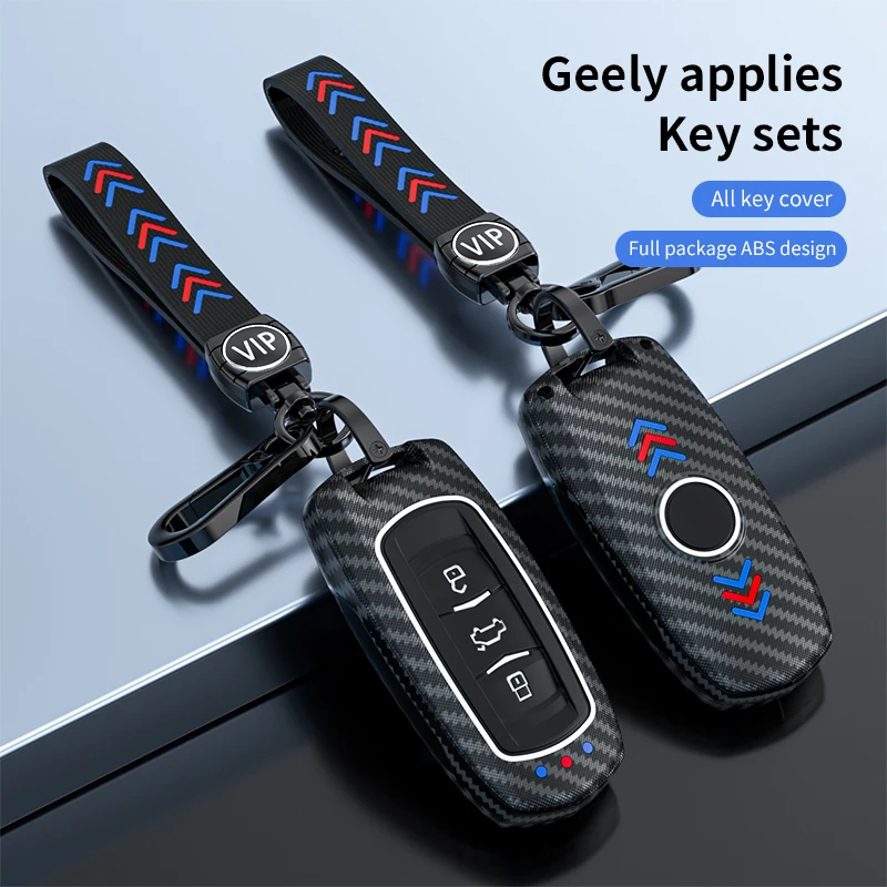 

1PCS ABS TPU Car Case Key Cover Holder for Geely Emgrand 7 GX3 Atlas GS NL3 Gili Emgrand 7 EX7 GT GC9 Key Protector Accessories