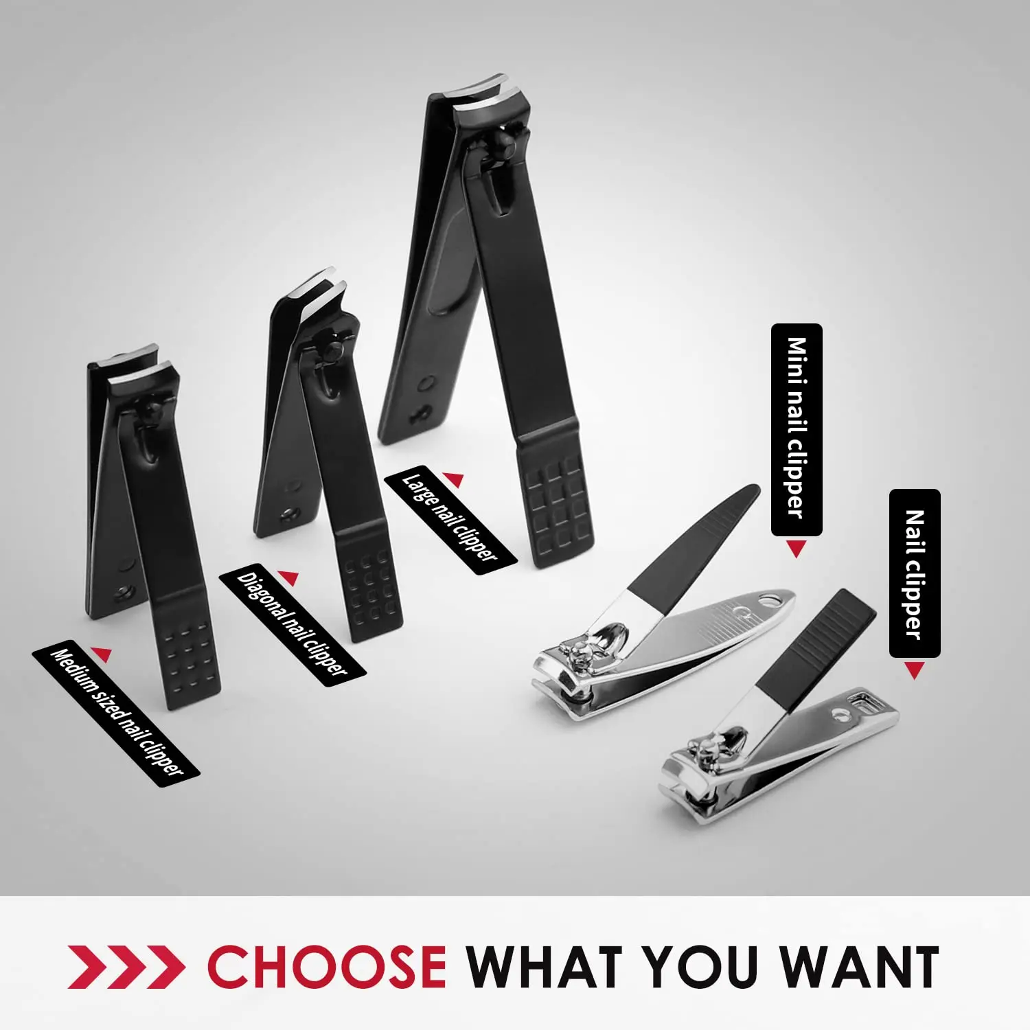 Manicure Set 30pcs Professional Nail Clippers Kit Pedicure Care Tools-Stainless Steel Grooming Tools for Travel