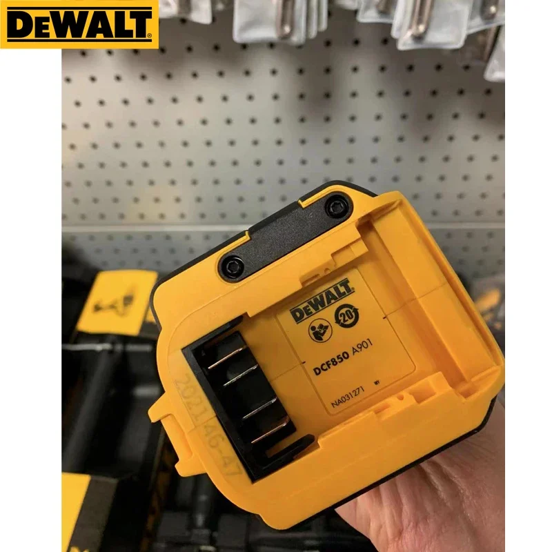 DEWALT Cordless Impact Driver Kit 20V DCF850 Brushless Motor 1/4-Inch Electric Screwdriver 205NM Wirless Rechargeable Power Tool