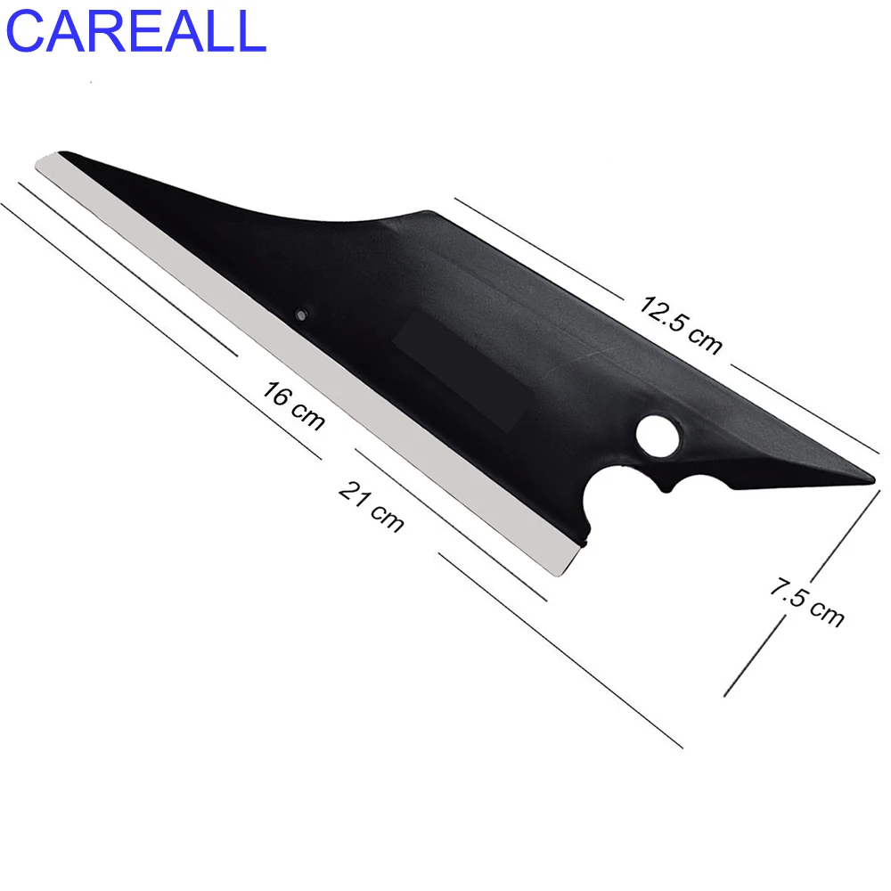 CAREALL 5PCS Conqueror Rubber Squeegee Soft Blade Vinyl Wrap Window Tint Scraper Snow Water Remover Wiper Car Wash Cleaning Tool