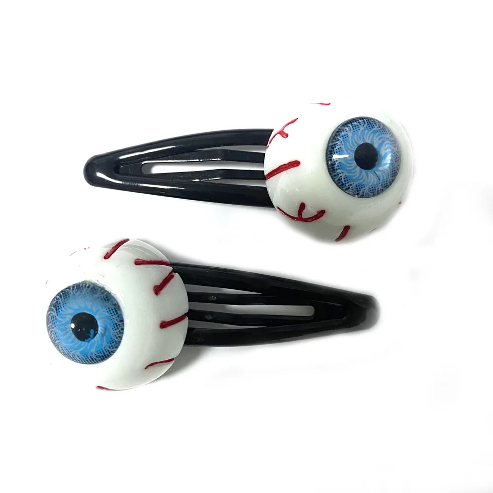 

50 шт., заколка для волос для девочек и женщин на Хэллоуин, ужасы, кровавое глазное яблоко, Хэллоуин, косплей, маскарад, головные уборы, заколки, карнавальные заколки BB