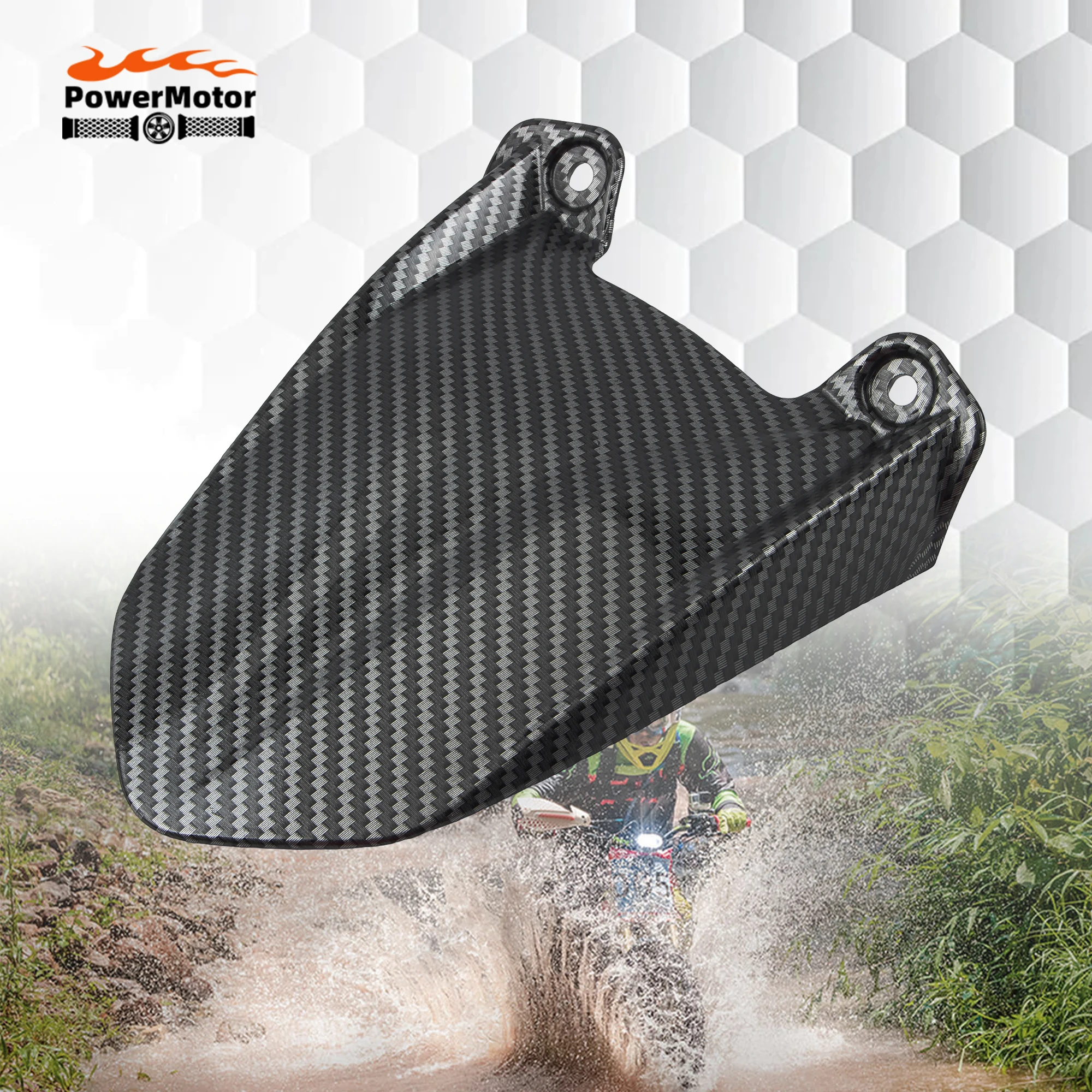

E-bike Carbon Fiber Mudguard Rear Fender Motorcycle Mudflaps Guard Accessories Enduro For Talaria Sting X3 MX3 MX4