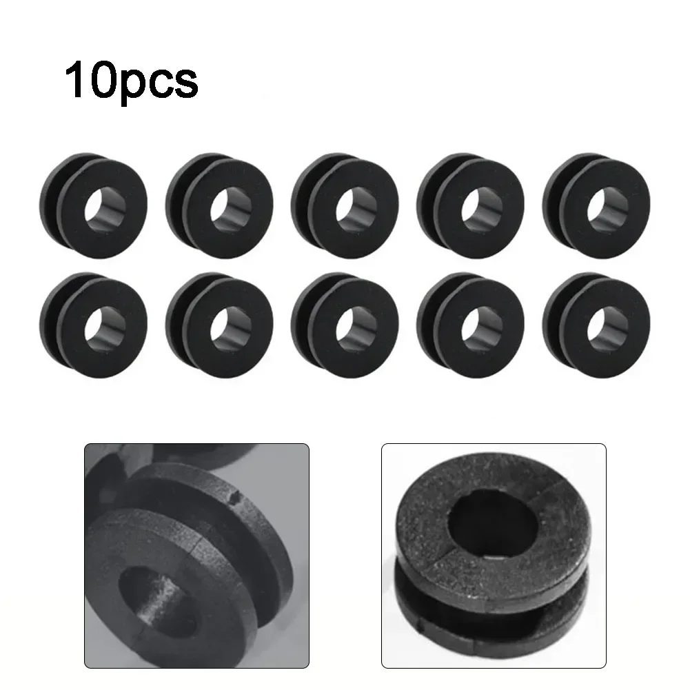 10pcs/Set M6 Motorcycle Side Cover Rubber Grommets Gasket Fairings For Honda 18.5x9mm Motorcycle Accessories