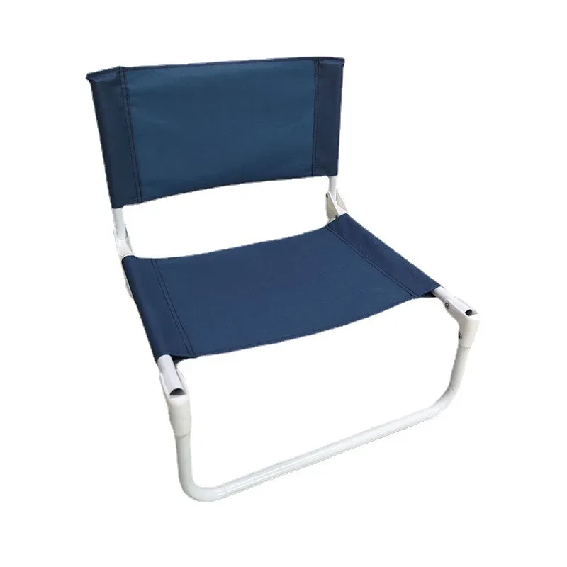 

Chair Outdoor Casual Folding Portable Single Oxford Cloth Iron Pipe Beach Backrest