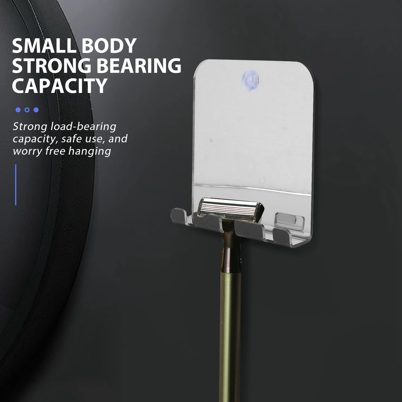 AB47-Anti-Fog Shower Mirror, Fogless Bathroom Shaving Mirror