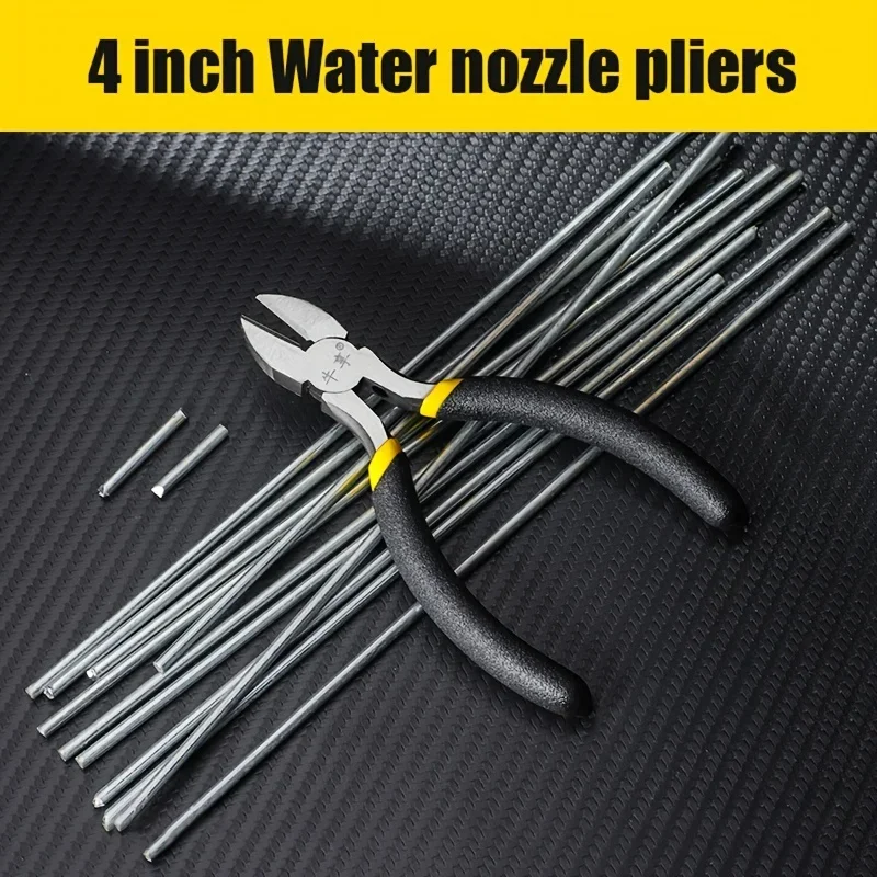 4/6/8 Inch Mini Outlet Forceps, Loaded Small Heavy Duty Wire Cable Cutter with Soft Anti-Slip Handle