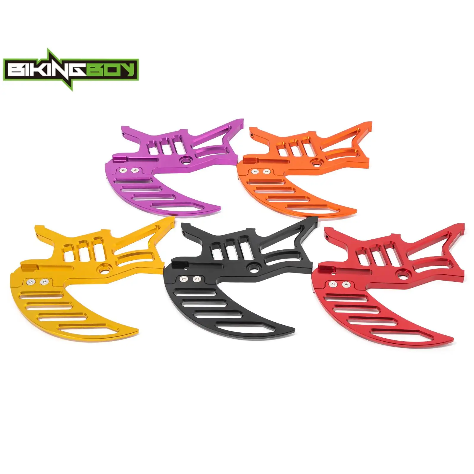 BIKINGBOY Para Altis Sigma / Sigma MX Soporte Trasero Individual/Doble para Pinza de Freno y Protector de Disco Tipo Aleta de Tiburón para Moto Eléctrica de Cross