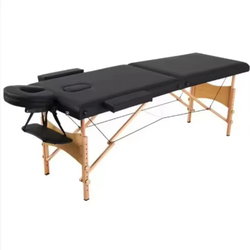 Luxury foam pink portable wooden massage bed eyelash stretcher eyelash bed portable massage bed