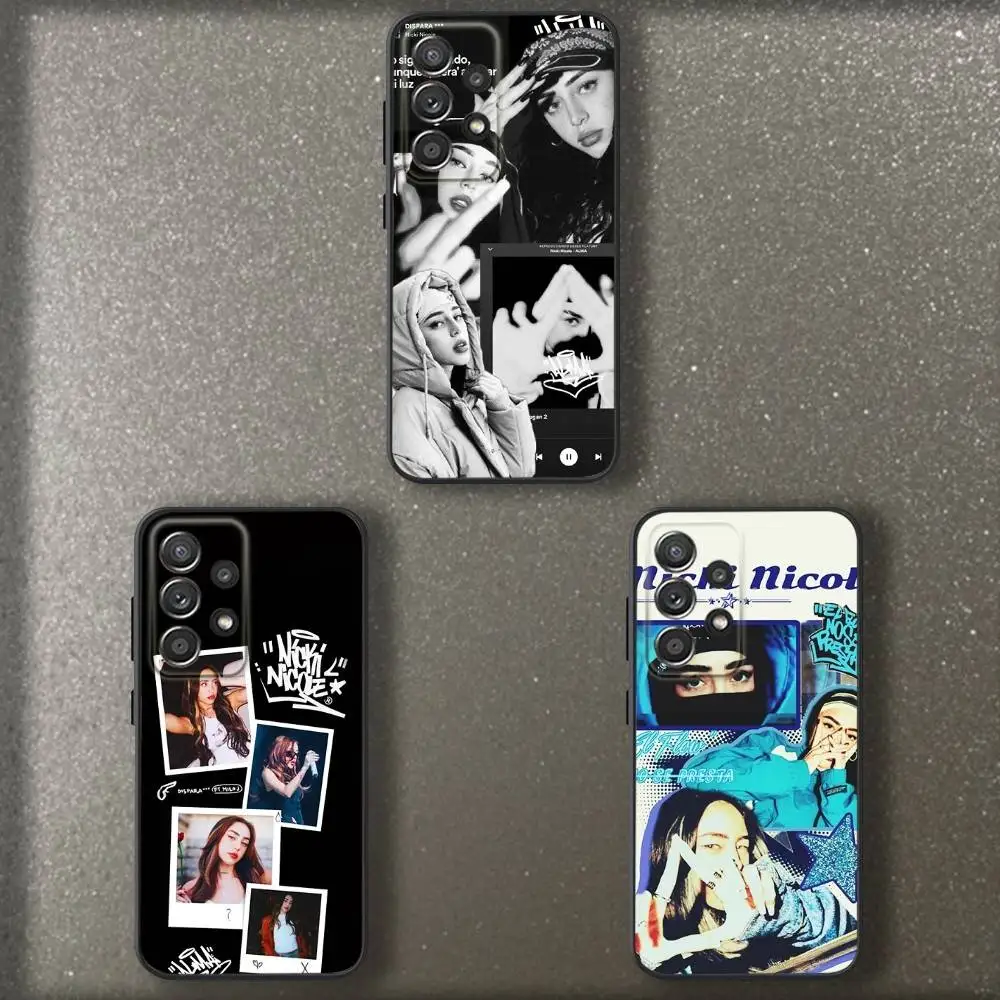 

Hot Singer N-Nicki Nicoles Phone Case For Samsung S 25,24,23,22,30,21,10,9,Ultra,Plus,Lite,FE,4,5 G Soft Black Case