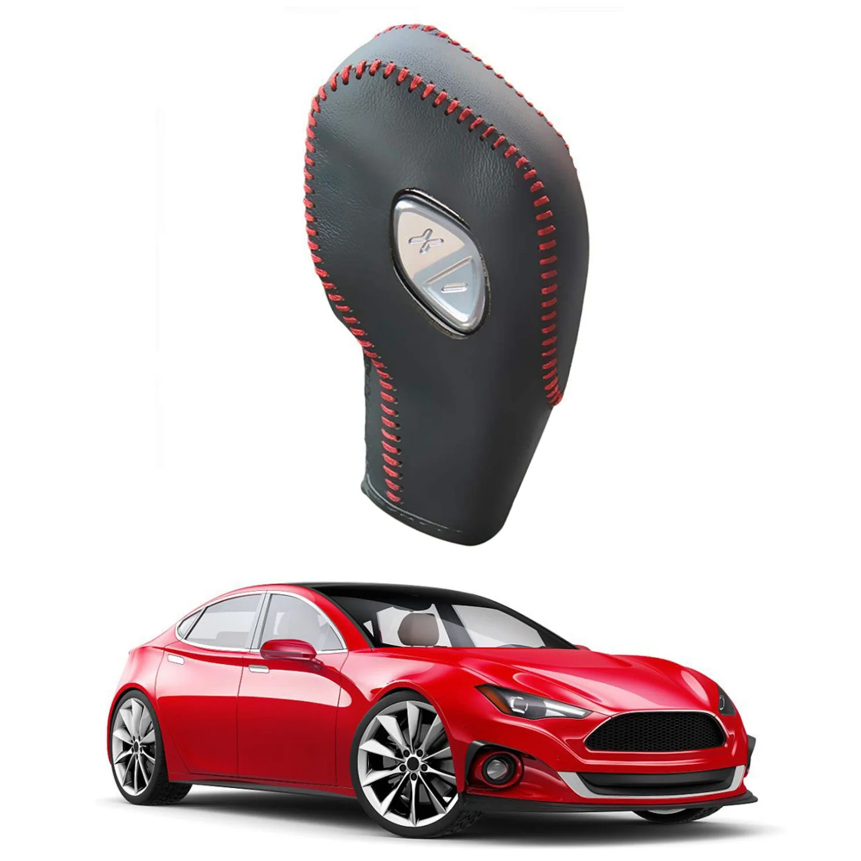 Car PU Gear Shift Knob Cover for Ford Focus Fiesta Fusion Escape