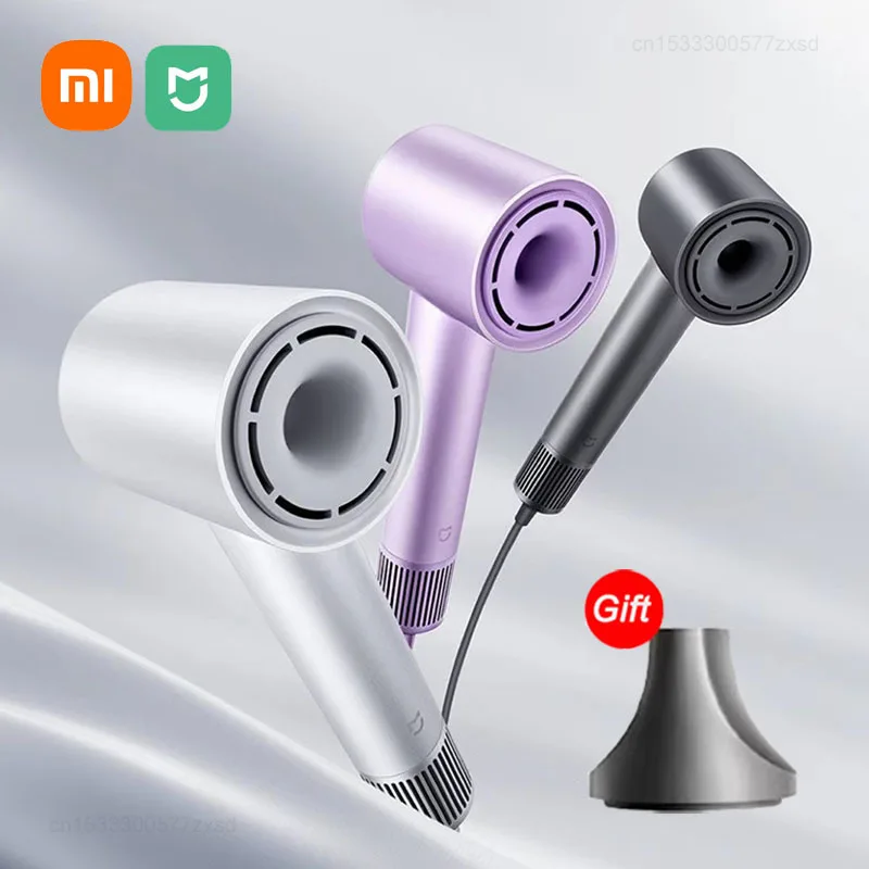 Original Xiaomi Mijia H501 High Speed Anion Hair Dryer Wind 62m/s 1600W 2min Quick Drying Professional Hair Care Negative Lon