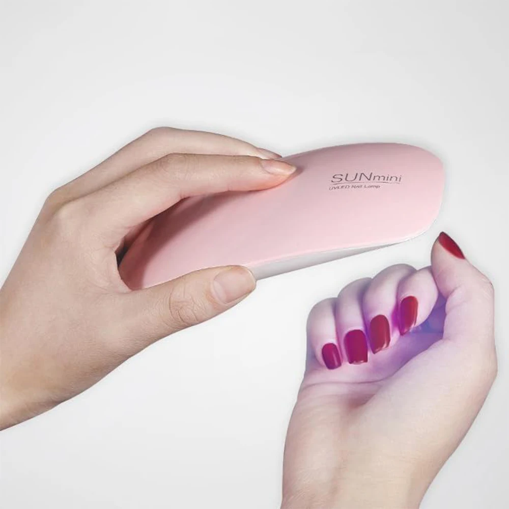 LINMANDA مصباح ليد صغير علاج سريع فلاش علاج مصباح واجهة USB للطي تصميم شخصي مانيكير المنزل السفر استخدام الأشعة فوق البنفسجية الخفيفة #3