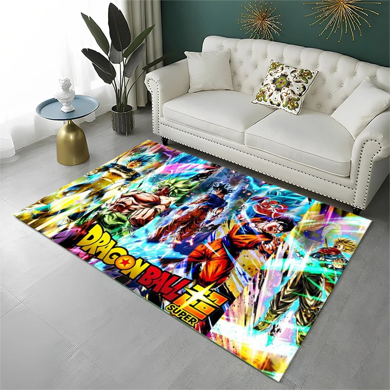 Cartoon D-Dragon Ball Anime Game Carpet Rug for Playroom Bedroom Living Room Sofa Home Decor,kid Area Rug Non-slip Floor Mat