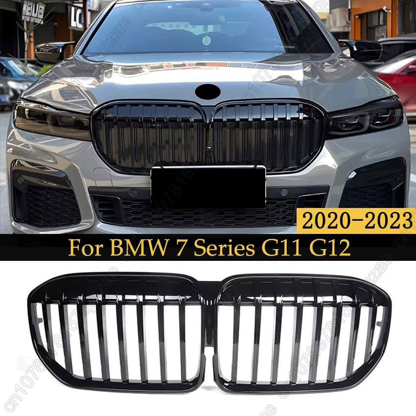 Передний бампер MP Style с одной планкой, решетка для почек, капот, гоночные грили для BMW 7 серии G11 G12 730i 740i 750i 740e 730d 2020-2023 Передний бампер MP Style с одной планкой, решетка для почек, капот, гоночные грили для BMW 7 серии G11 G12 730i 740i 750i 740e 730d 2020-2023