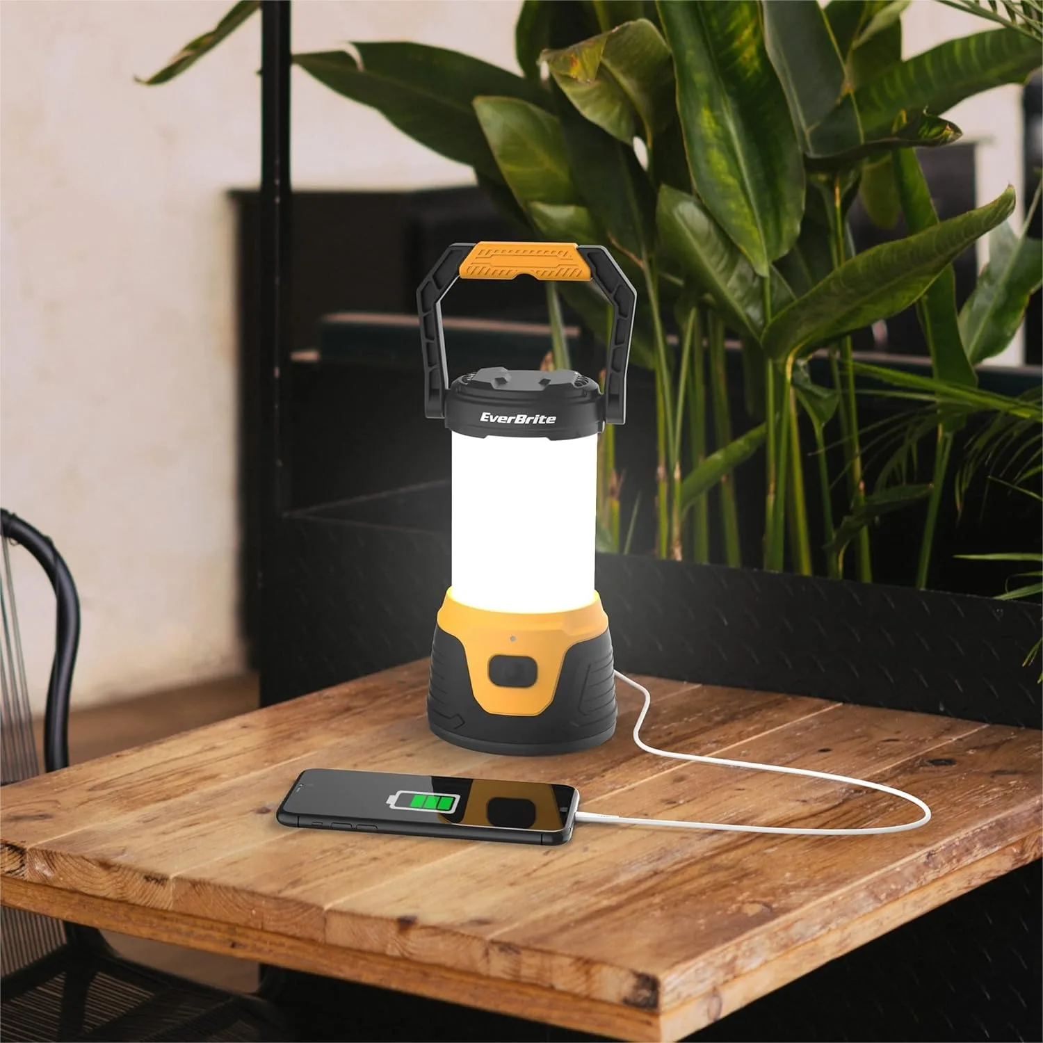 

Rechargeable LED Camping Lantern with 1000 Lumens, 5 Modes, Power Bank for Emergencies and Outdoor Use