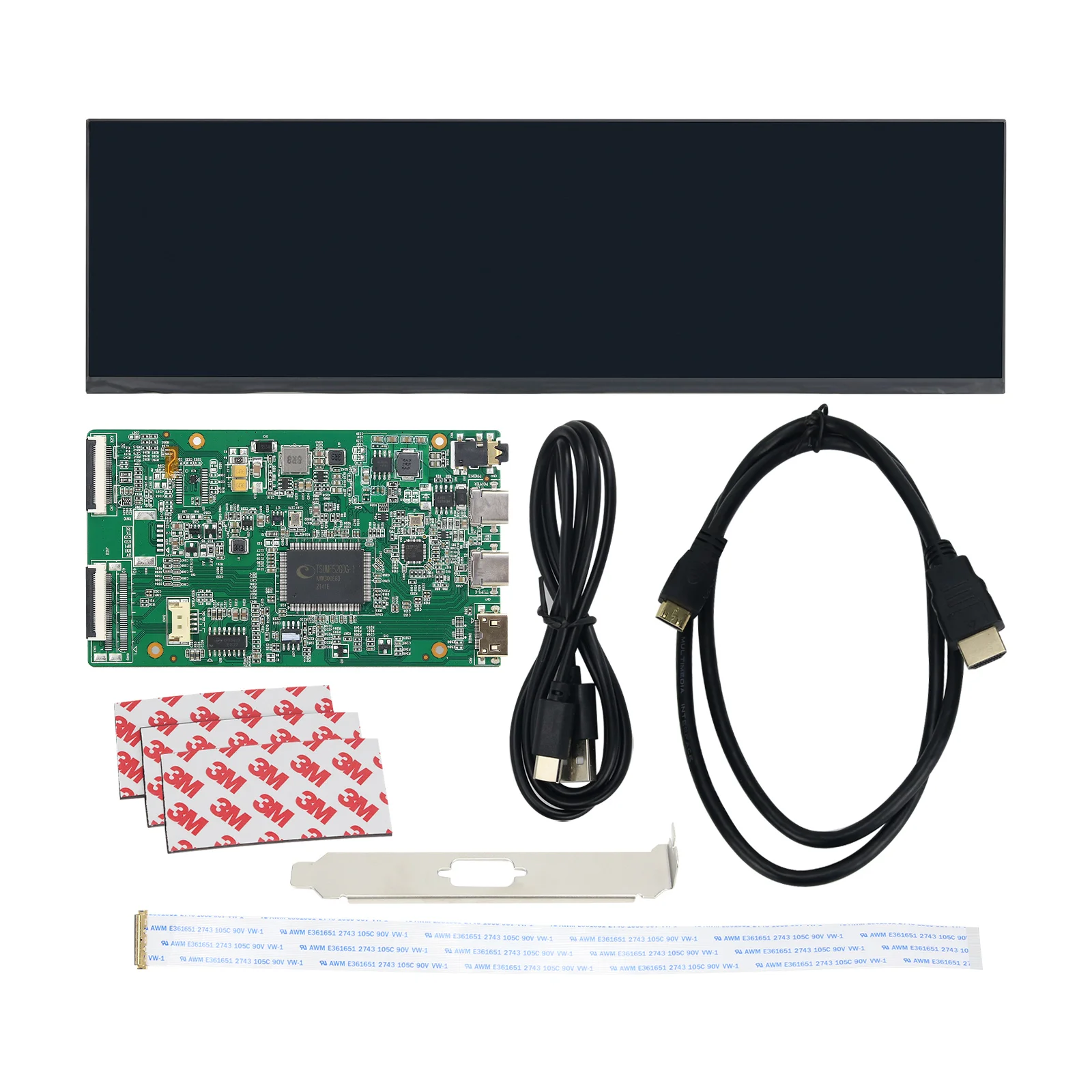 

DAQ-01 12.6\" AIDA64 Dual-Display PC Hardware Temperature Monitoring 1920x515 AIDA64 Screen Dual LCD Modules
