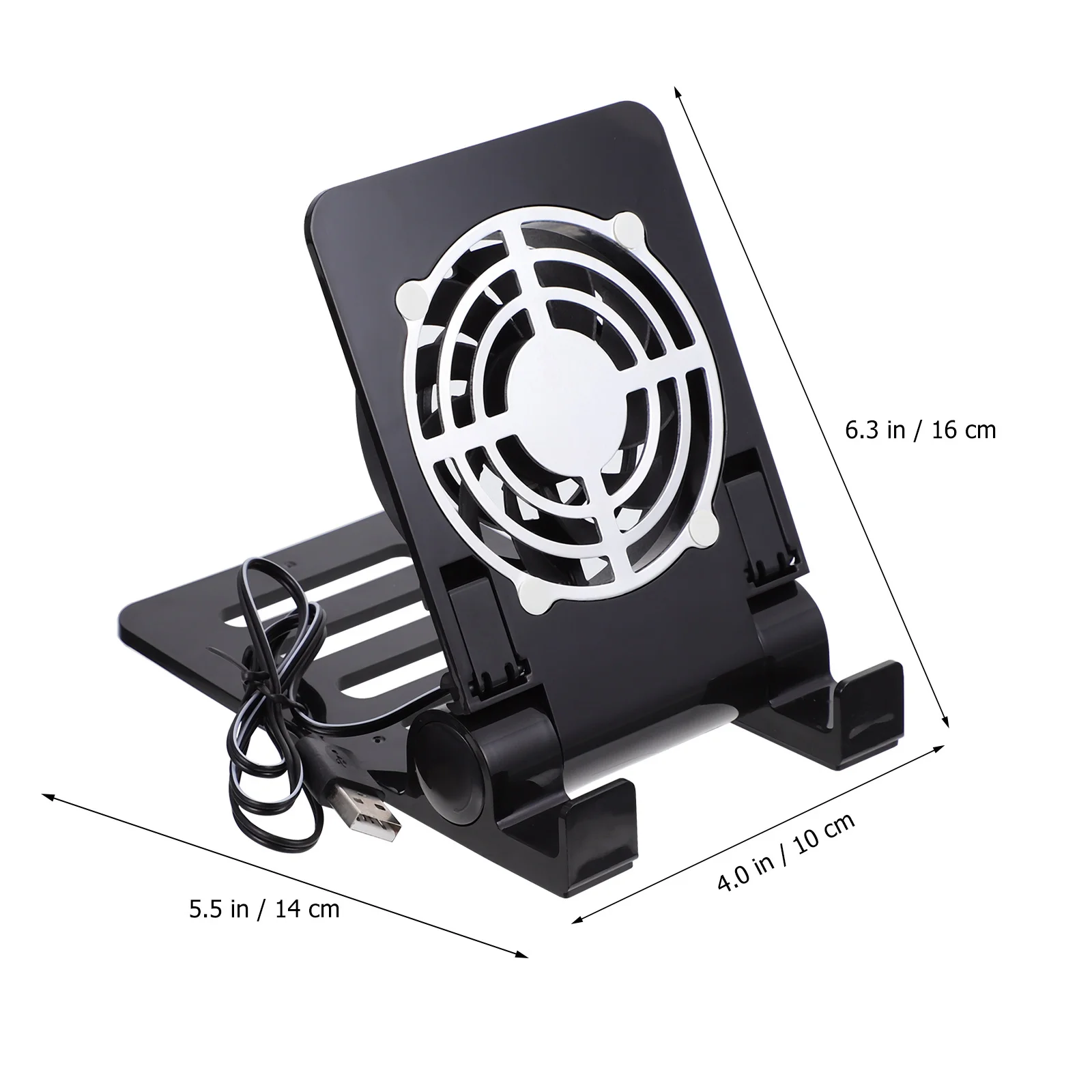 

Super Quiet 3 In 1 Portable Usb Cooler Stand Gear-Type Rotation Foldable Phone Tablet Switch Radiator Adjustable Angle Fast