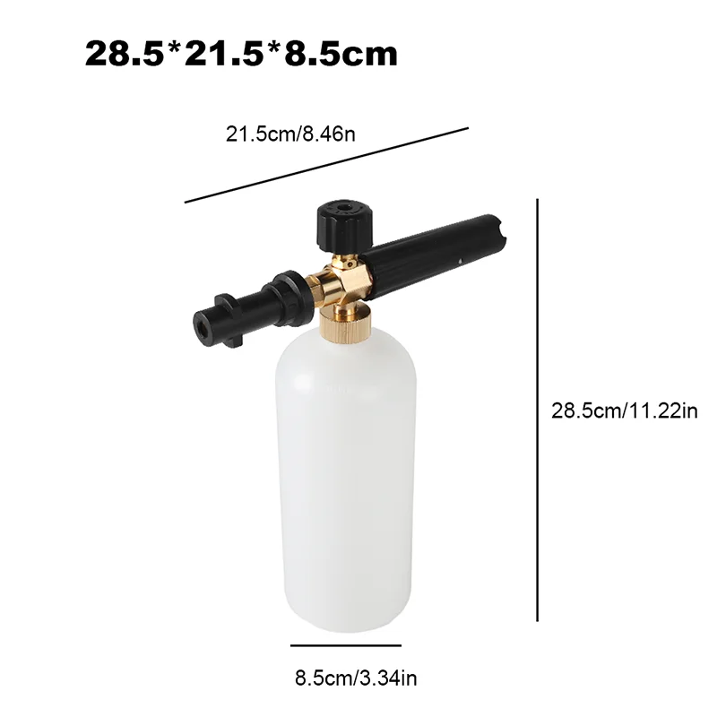 1L Car Wash Foam Gun Snow Foam Lance Car Cleaning Tool High Pressure Auto Washer for Karcher K2/K3/K4/K5/K6/K7