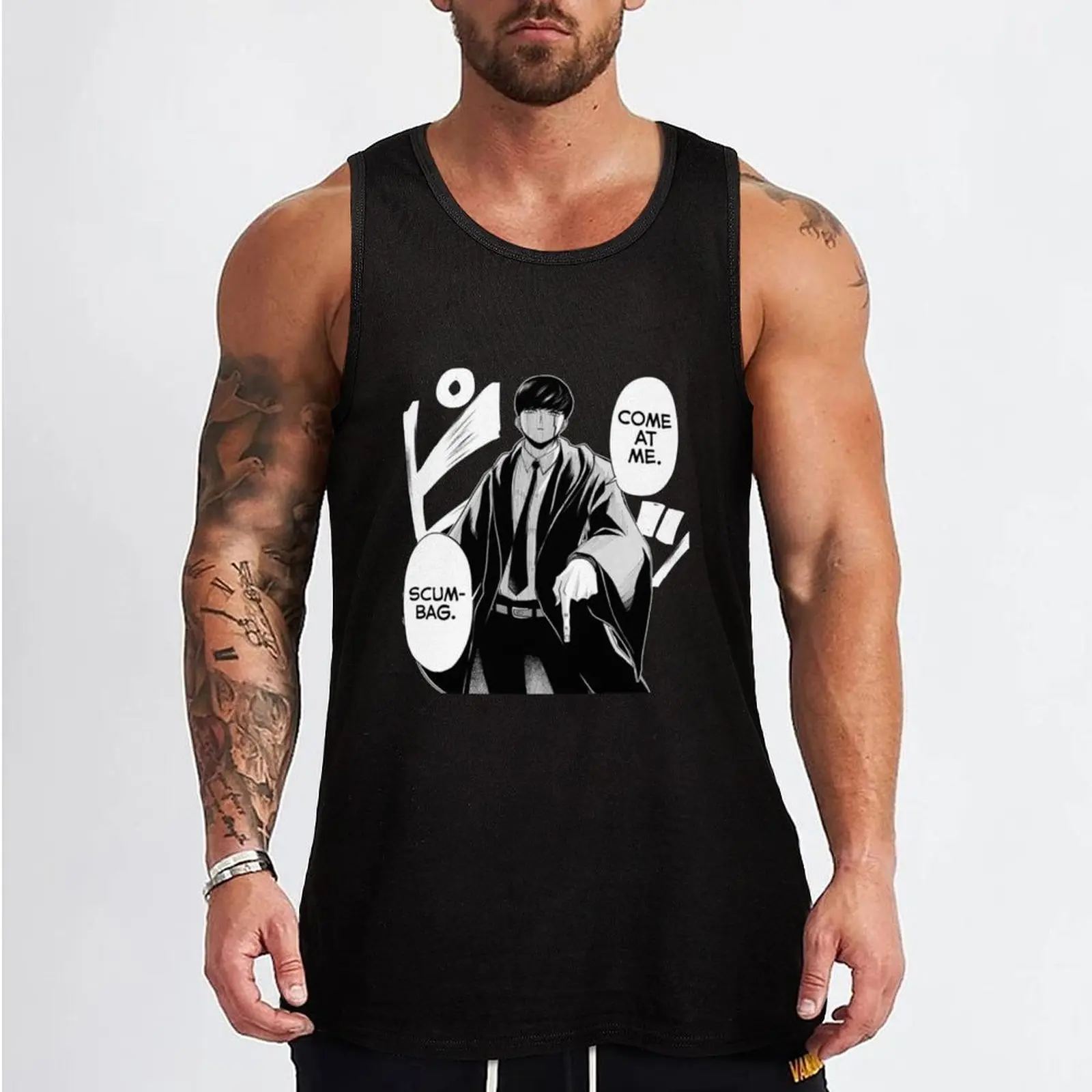 Mashle Tank Top gym t-shirts man muscle t-shirt Man sleeveless shirt sports t-shirts for men