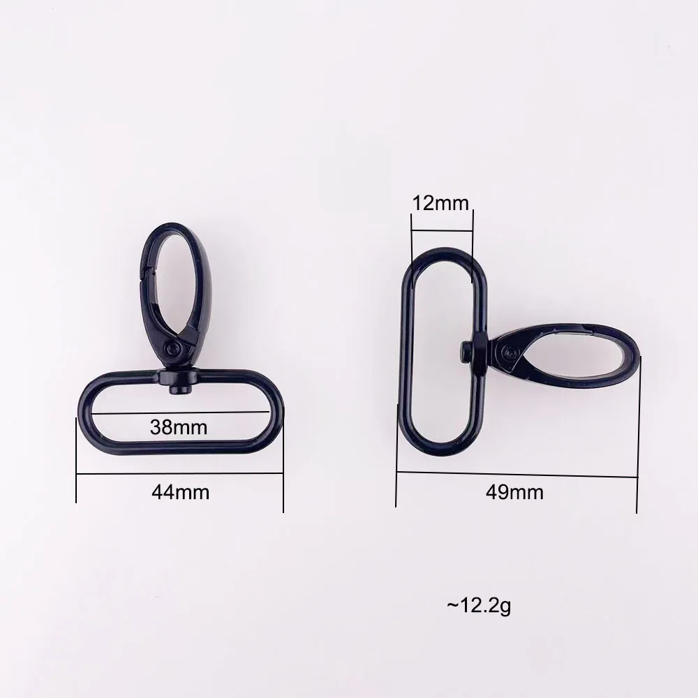 20Pcs 38mm 1 1/2 inch Buckles Swivel Lobster Clasp for Bag Strap Snap Hook Keychain Trigger Carabiner Clip Hardware Accessories
