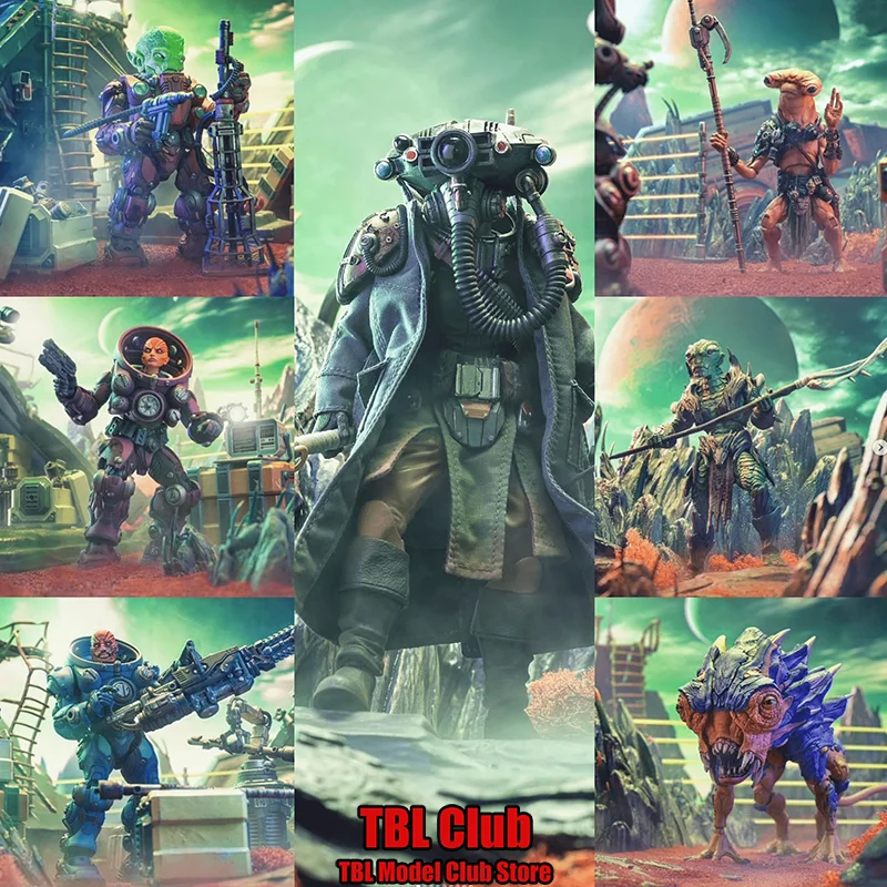 

1/12 Scale Four Horsemen Alien Universe Army Group Mysterious Planet Survivor 6-inch Full Set Action Figure Soldier In Stock